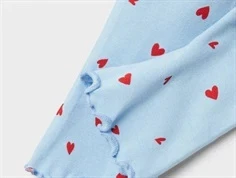 Name It chambray blue heart flare bukser